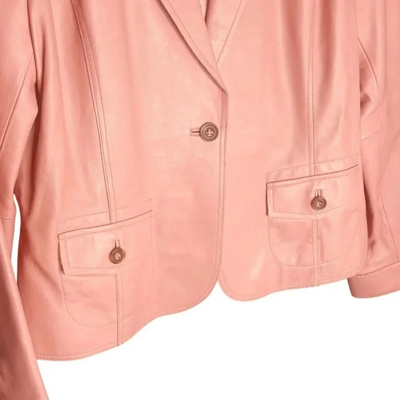 Uniform John Paul Richard Genuine Lame Leather Jacket - Picture 7 of 11